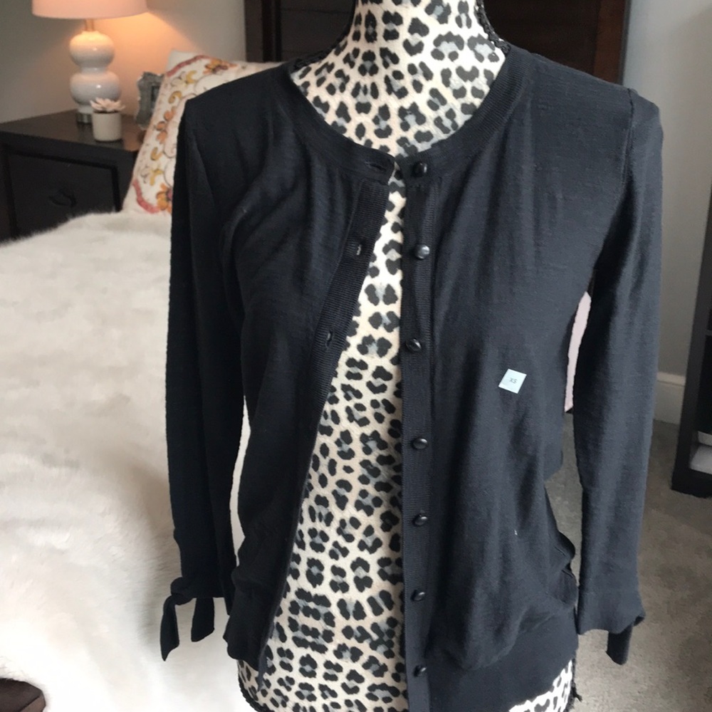 Black cardigan from The Loft outlet